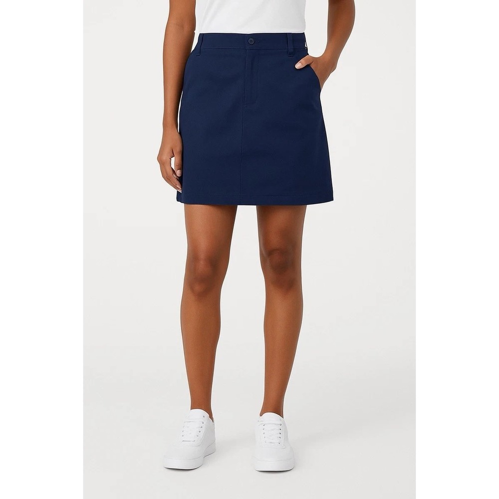 Tilley Ripstop Skort Womens Size S Navy Blue Hiking Golf Travel Active Skirt